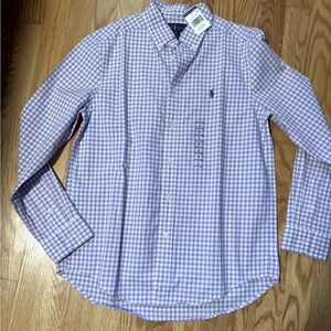 Brand new Ralph Lauren boys button down shirt size large 14 16